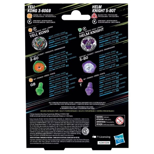 BEYBLADE x Yell Kong / Helm Knight HASBRO