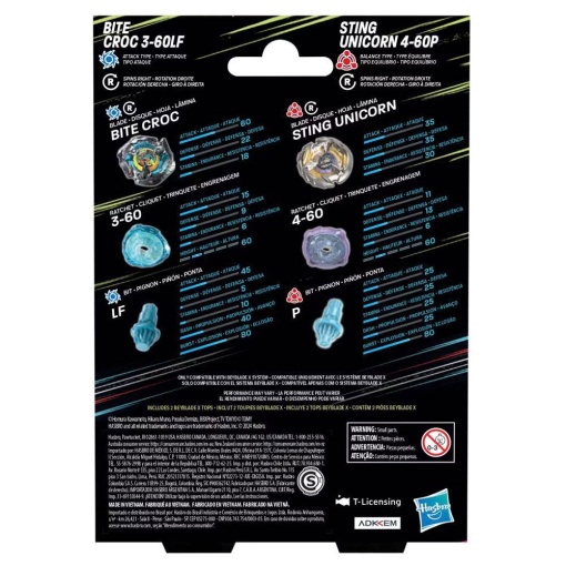BEYBLADE x Bite Crocomsting Unicorn HASBRO