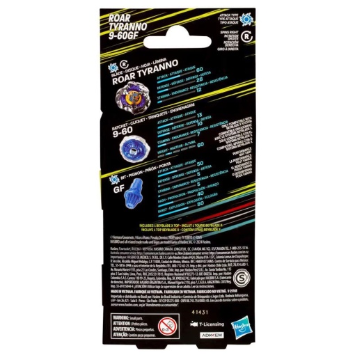 BEYBLADE x Roar Tyranno 9-60gf HASBRO