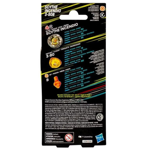 BEYBLADE x Scythe 3-80b HASBRO