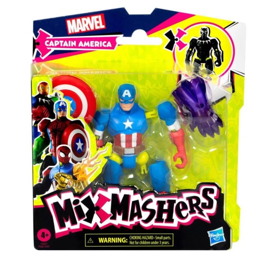 Avengers Mixmashers Capitão América 12cm MARVEL HASBRO