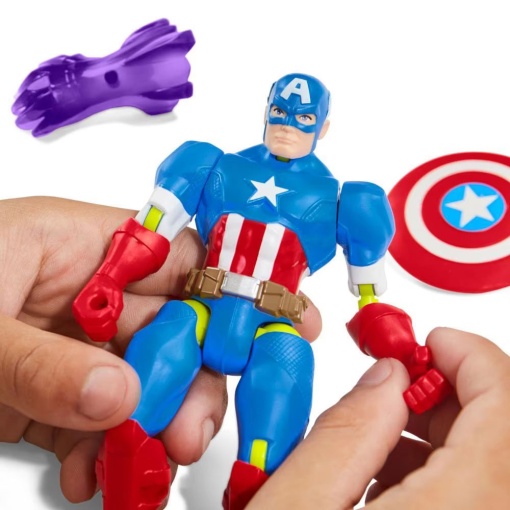 Avengers Mixmashers Capitão América 12cm MARVEL HASBRO