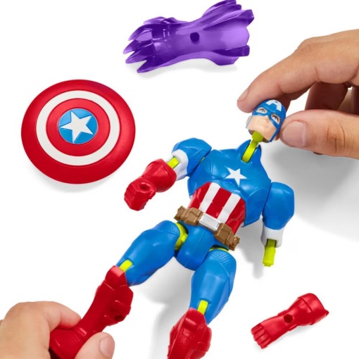 Avengers Mixmashers Capitão América 12cm MARVEL HASBRO
