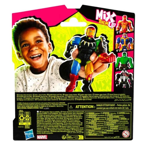 Avengers Mixmashers Homem de Ferro 12cm MARVEL HASBRO