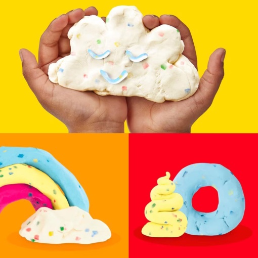 Plasticina Confetti 4 Potes 340g Play-Doh