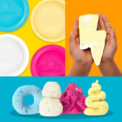 Plasticina Confetti 4 Potes 340g Play-Doh