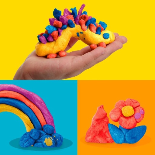 Plasticina Metálica 4 Potes 340g Play-Doh