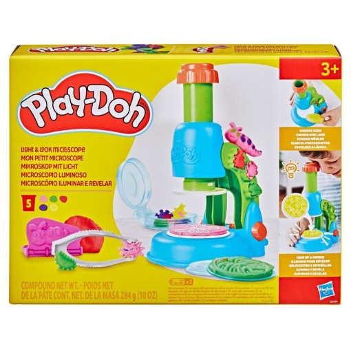 Plasticina Microscópio Iluminar e Revelar Play-Doh HASBRO