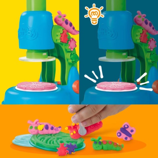 Plasticina Microscópio Iluminar e Revelar Play-Doh HASBRO