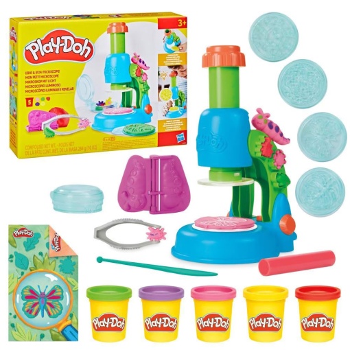 Plasticina Microscópio Iluminar e Revelar Play-Doh HASBRO