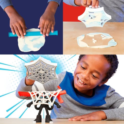 Plasticina Marvel Spider-Man batalha do aranha Play-Doh HASBRO
