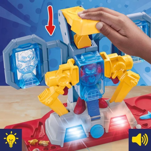 Plasticina MARVEL Homem de Ferro Laboratório de Armaduras Play-Doh HASBRO