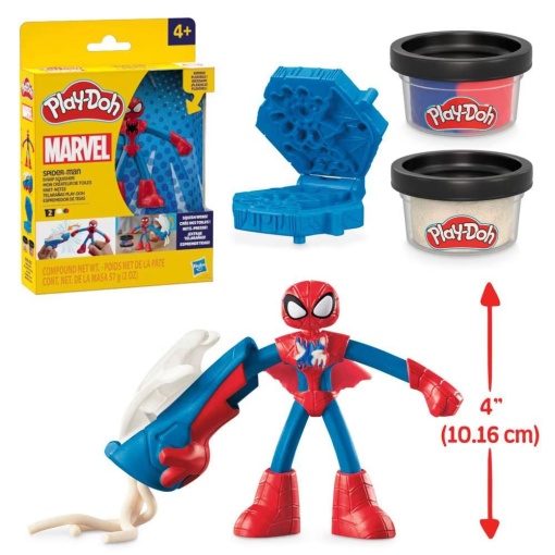 Plasticina MARVEL Spider-Man Espremedor de Teias Play-Doh HASBRO