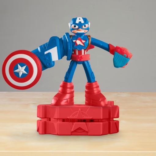 Plasticina MARVEL Capitão América Escudo com Carimbo Play-Doh HASBRO