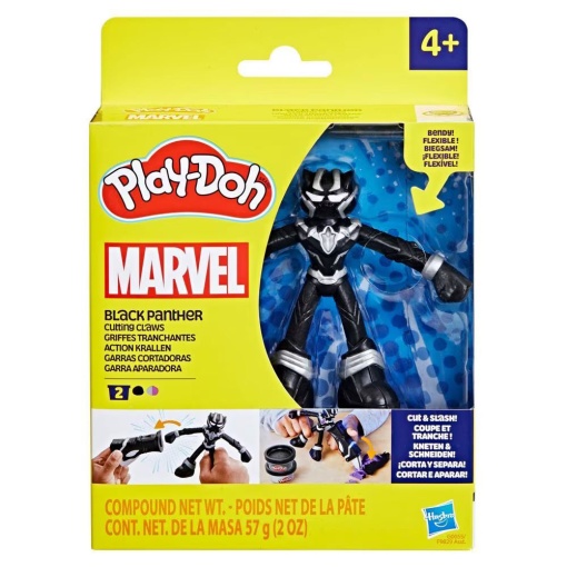 Plasticina MARVEL Pantera Negra Garra Aparadora Play-Doh HASBRO