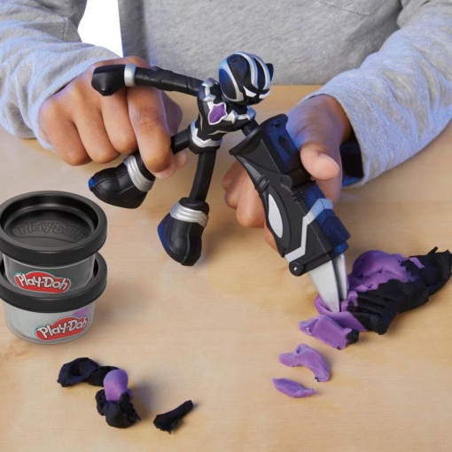 Plasticina MARVEL Pantera Negra Garra Aparadora Play-Doh HASBRO