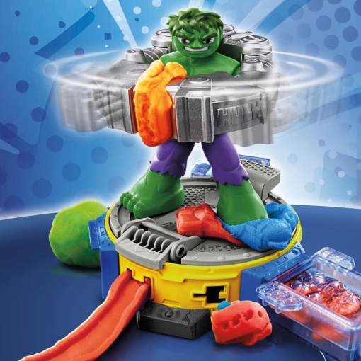 Plasticina MARVEL Hulk Kit Esmagar e Detonar Play-Doh HASBRO