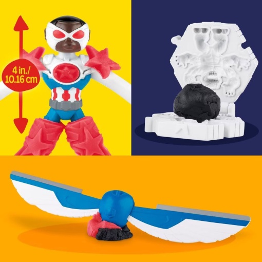 Plasticina MARVEL Capitão América Moto-serra Play-Doh HASBRO