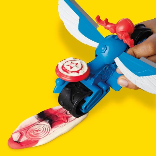 Plasticina MARVEL Capitão América Moto-serra Play-Doh HASBRO