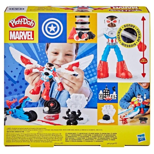 Plasticina MARVEL Capitão América Moto-serra Play-Doh HASBRO