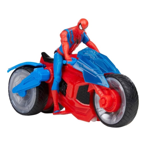 Spider-man Epic Hero Figura 10cm + Moto Lança-teias MARVEL HASBRO