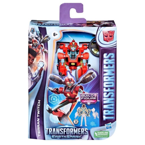 TRANSFORMERS Earthspark Deluxe Terran Twitch HASBRO