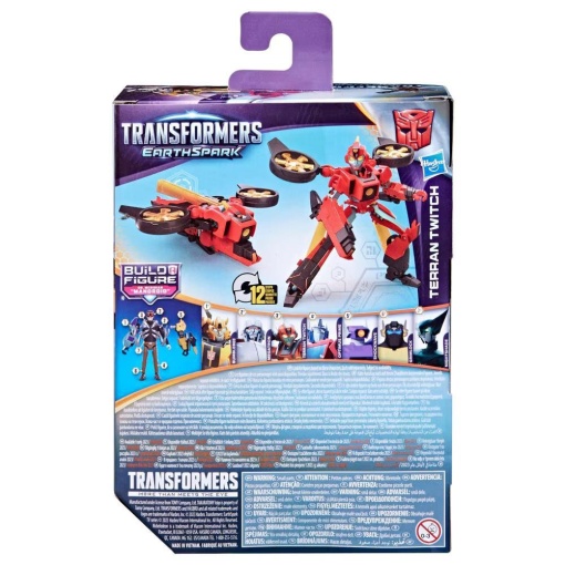 TRANSFORMERS Earthspark Deluxe Terran Twitch HASBRO