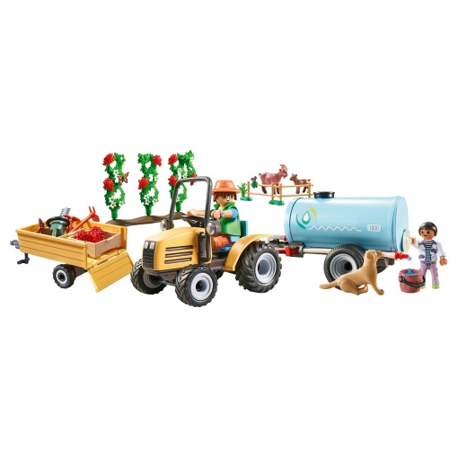 PLAYMOBIL Country Tractor com Reboque Cisterna