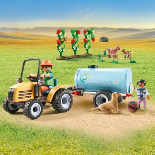 PLAYMOBIL Country Tractor com Reboque Cisterna