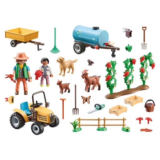 PLAYMOBIL Country Tractor com Reboque Cisterna