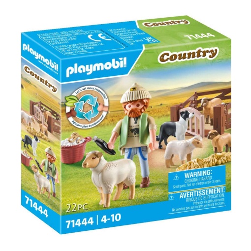PLAYMOBIL Country Pastor com Rebanho de Ovelhas