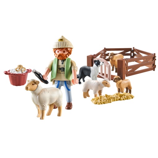 PLAYMOBIL Country Pastor com Rebanho de Ovelhas