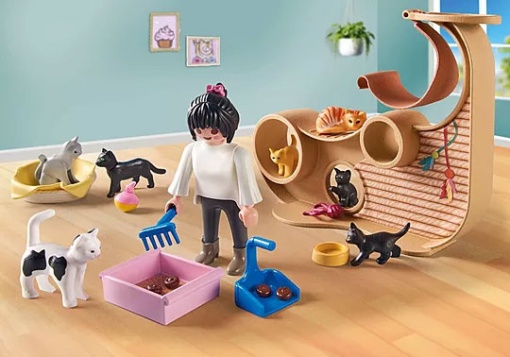 PLAYMOBIL My Life Café para Gatos