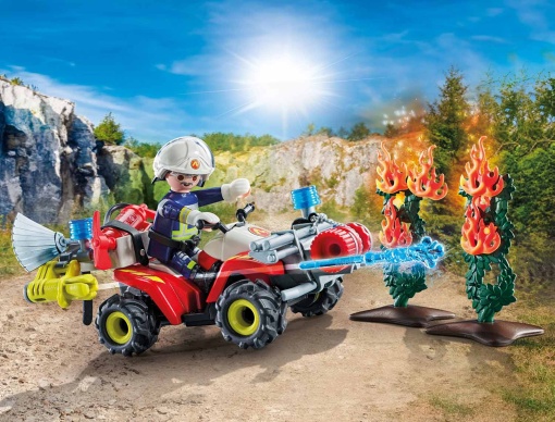 PLAYMOBIL Action Heroes Quad de Bombeiros