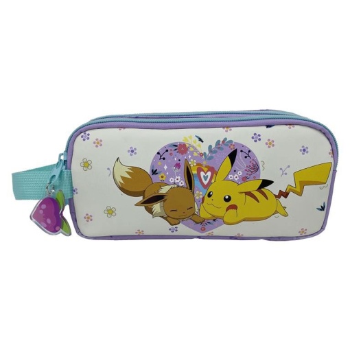 Estojo Escolar POKEMON Flowers 2025 Triplo