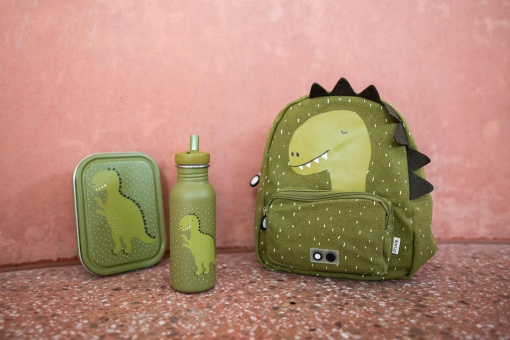 Caixa de Lanche Metálica 19,7x14,7x6cm Mr. DINO TRIXIE