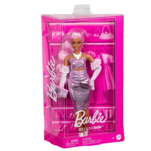 BARBIE DELUXE Style com Cabelo Rosa MATTEL
