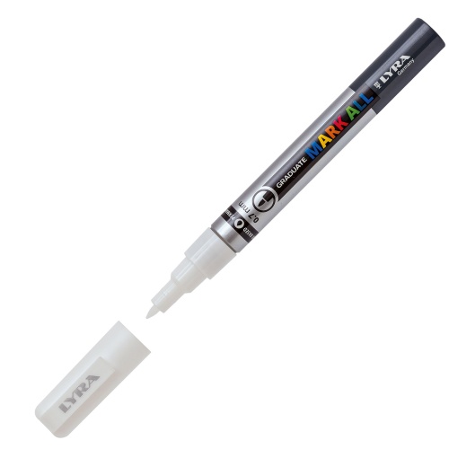 Marcador LYRA Graduate Mark All 0,7mm branco