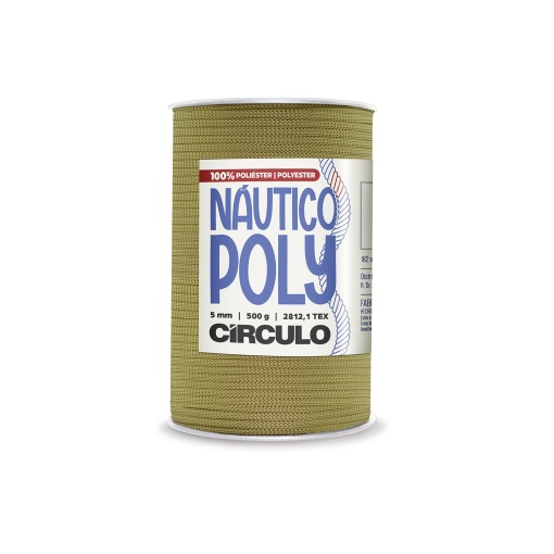 Fio de Crochet CÍRCULO Náutico Poly 500g Castanha 7625