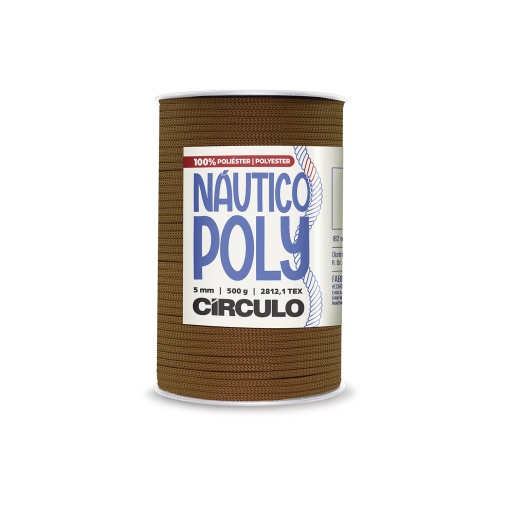 Fio de Crochet CÍRCULO Náutico Poly 500g Bombom 7087