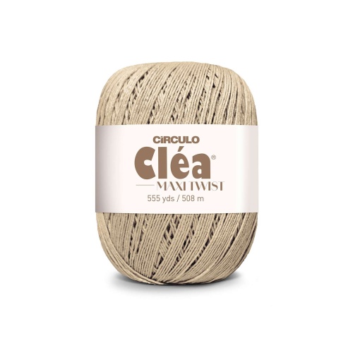 Fio de Crochet CÍRCULO Clea Duplo 150g Amêndoa 7650