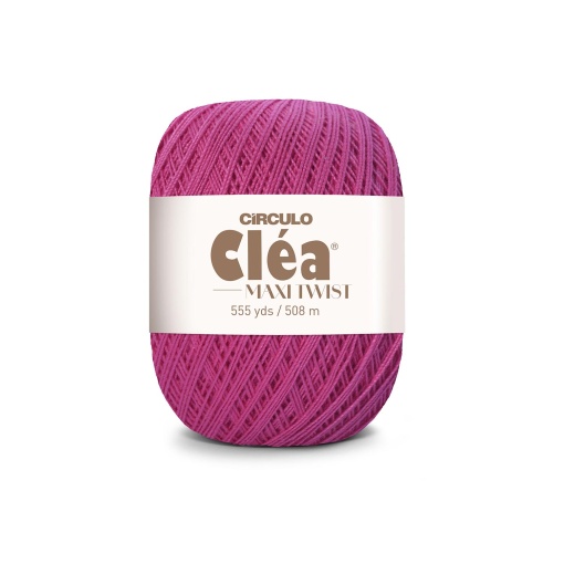 Fio de Crochet CÍRCULO Clea Duplo 150g Rosa Cítrico 3839