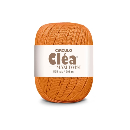 Fio de Crochet CÍRCULO Clea Duplo 150g Laranja 4456