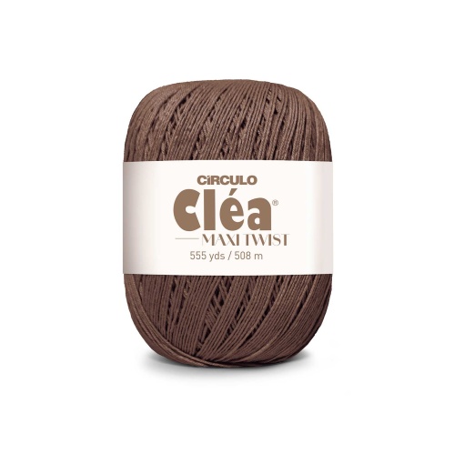 Fio de Crochet CÍRCULO Clea Duplo 150g Chocolate Quente 7190