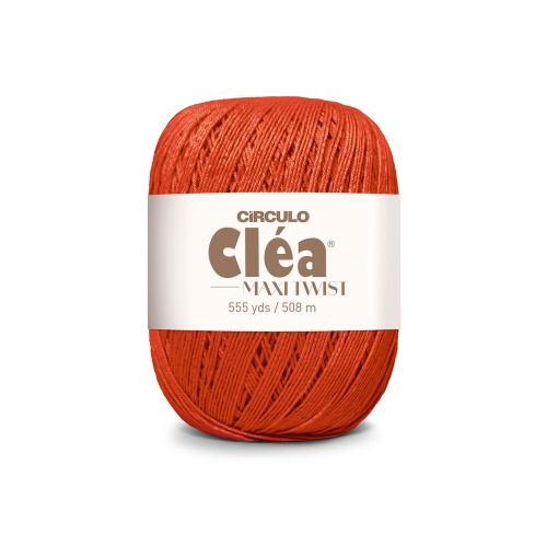 Fio de Crochet CÍRCULO Clea Duplo 150g Tangerina Tango 4021