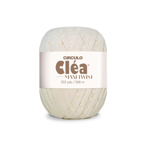 Fio de Crochet CÍRCULO Clea Duplo 150g Creme 1074