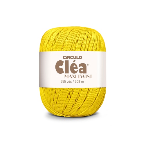 Fio de Crochet CÍRCULO Clea Duplo 150g Canário 1289