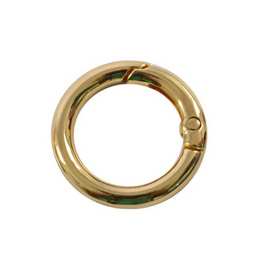 Argola articulada 25mm dourada (6 unidades) CÍRCULO