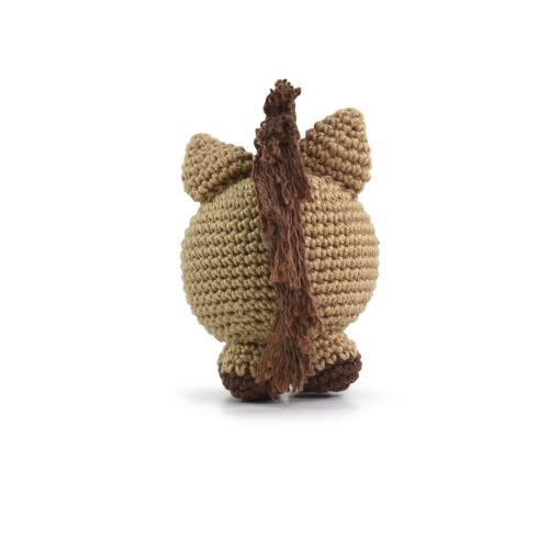 Kit de crochet CÍRCULO Amigurumi Round Animal Buck o cavalo majestoso