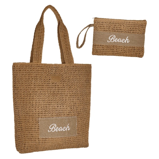 Mala e bolsa CAMOMILLA Crochet laranja 39x40x6cm/18x25x1,5cm 11486